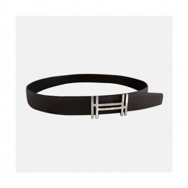 Hermes 2021 Mens Leather Belt - 에르메스 2021 남성용 레더 벨트，HERBT0112,블랙