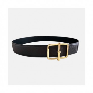 Hermes 2021 Men's Leather Belt - 에르메스 2021 남성용 레더 벨트HERBT0105,블랙