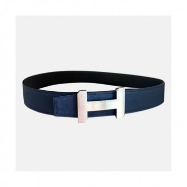Hermes 2021 Men's Leather Belt - 에르메스 2021 남성용 레더 벨트HERBT0101,네이비