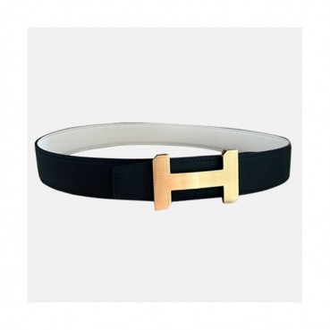 Hermes 2021 Men's Leather Belt - 에르메스 2021 남성용 레더 벨트HERBT0100,블랙