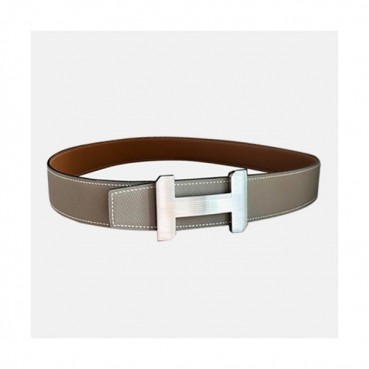Hermes 2021 Men's Leather Belt - 에르메스 2021 남성용 레더 벨트HERBT0099,블루