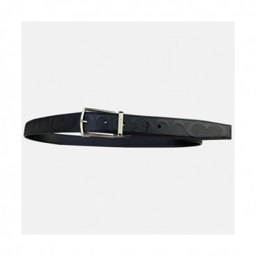 Caoch 2020 Men's Leather Belt - 코치 2020 남성용 레더 벨트,Size(3cm),CAOCBT0001,블랙