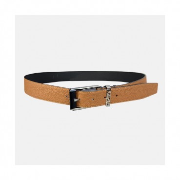 Versace 2020 Men's Leather Belt - 베르사체 2020 남성용 레더 벨트,Size(3.5cm),VERBT0077,카키