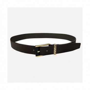 Versace 2020 Men's Leather Belt - 베르사체 2020 남성용 레더 벨트,Size(3.5cm),VERBT0076,브라운