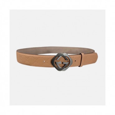 Gucci 2020 Men's Leather Belt - 구찌 2020 남성용 레더 벨트,Size(4cm),GUBT0143,베이지