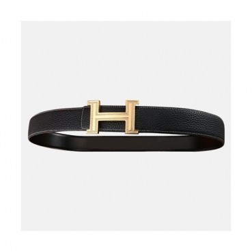 Hermas 2020 Men's Leather Belt - 에르메스 2020 남성용 레더 벨트,Size(3.5cm),HERBT0084,블랙