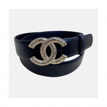 Chanel 2020 Women's Leather Belt - 샤넬 2020 여성용 레더 벨트,3cm,블랙