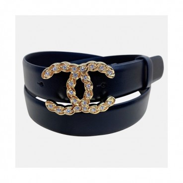 Chanel 2020 Women's Leather Belt - 샤넬 2020 여성용 레더 벨트,3cm,블랙