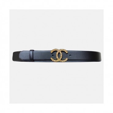 Chanel 2020 Women's Leather Belt - 샤넬 2020 여성용 레더 벨트,3cm,블랙