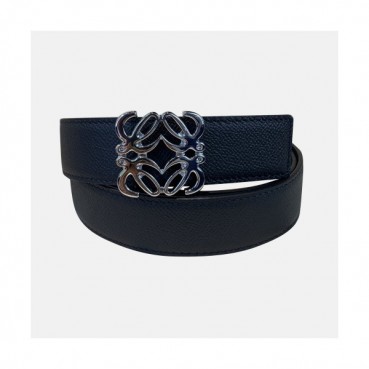 Loevve 2020 Women's Leather Belt - 로에베 2020 여성용 레더 벨트,LOEBT0041.Size(3.2cm).블랙
