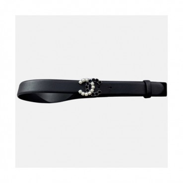 Chanel 2020 Women's Leather Belt - 샤넬 2020 여성용 레더 벨트,3cm블랙
