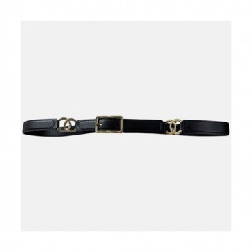 Chanel 2020 Women's Leather Belt - 샤넬 2020 여성용 레더 벨트,2cm,블랙