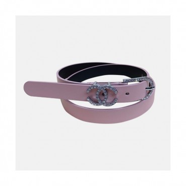 Chanel 2020 Women's Leather Belt - 샤넬 2020 여성용 레더 벨트,2cm,핑크