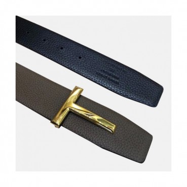 TomFord 2020 Mens Leather Belt - 톰포드 2020 남성용 레더 벨트 TFBT0005,그레이