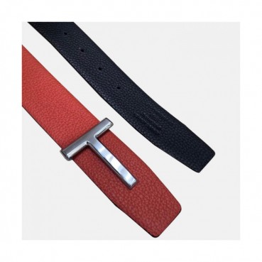 TomFord 2020 Mens Leather Belt - 톰포드 2020 남성용 레더 벨트 TFBT0004,레드
