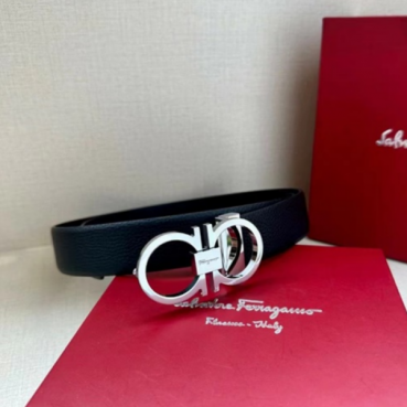 페라가모 남성용 로고 레더 벨트 - Salvatore Ferragamo Logo Leathe Belt 