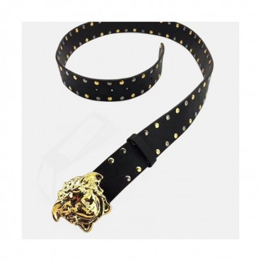 Versace  Mens Leather Belt - 베르사체  남성용 레더 벨트 VERBT0043,블랙