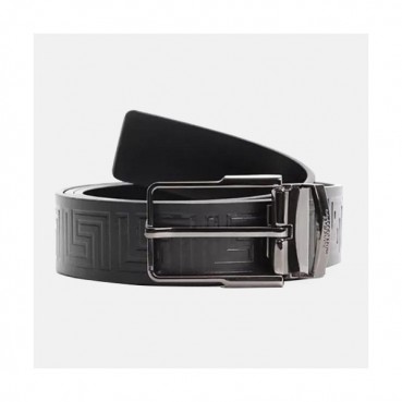 Versace  Mens Leather Belt - 베르사체   남성용 레더 벨트 VERBT0041,블랙