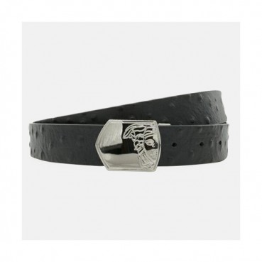 Versace  Mens Leather Belt - 베르사체   남성용 레더 벨트 VERBT0034,블랙
