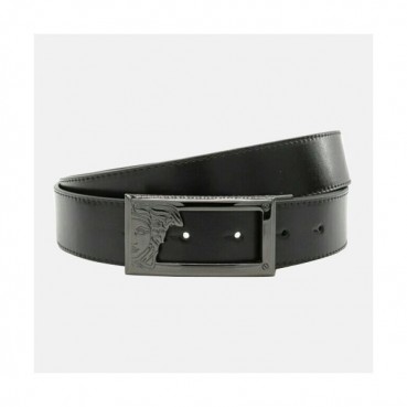 Versace  Mens Leather Belt - 베르사체   남성용 레더 벨트 VERBT0030,블랙