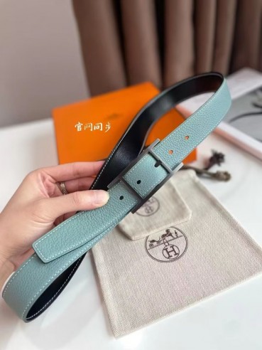 Hermes 2022 Mens Leather Belt - 에르메스 2022 남성용 레더 벨트 HERBT0082,민트