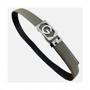 Gucci Mens Leather Belt - 구찌 2019 남성용 레더 벨트 GUBT0076.Size(3.4cm).그레이