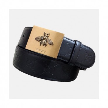 Gucci 2019 Mens Leather Belt - 구찌 2019 남성용 레더 벨트 GUBT0073.Size(4.0cm).블랙