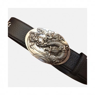 Chrome Hearts 2019 Mens Leather Belt - 크롬하츠 2019 남성용 레더 벨트 CHRBT0013,블랙