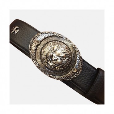 Chrome Hearts 2019 Mens Leather Belt - 크롬하츠 2019 남성용 레더 벨트 CHRBT0012,블랙