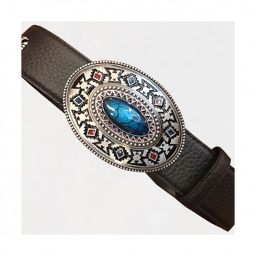 Chrome Hearts 2019 Mens Leather Belt - 크롬하츠 2019 남성용 레더 벨트 CHRBT0010,블랙
