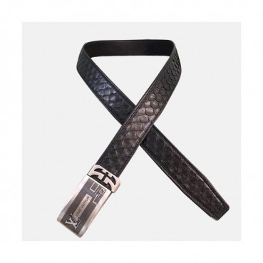Louis vuitton 2019 Mens Leather Belt - 루이비통 2019 남성용 레더 벨트 LOUBT0081,Size(3.5cm),블랙