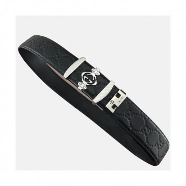 Gucci 2019 Mens Leather Belt - 구찌 2019 남성용 레더 벨트 GUBT0064.Size(3.8cm).블랙