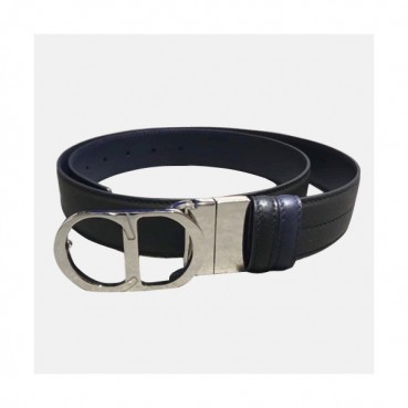 Christian Dior 2019 Mens CD Buckle Leather Belt - 크리스챤 디올 2019 남성용 CD 버클 레더 벨트 DIOBT0024,Size(3.5CM).블랙
