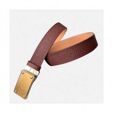 Dolce&Gabbana 2019 Mens Leather Belt - 돌체앤가바나 2019 남성용 레더 벨트 DOLBT0003,Size(3.5cm),와인