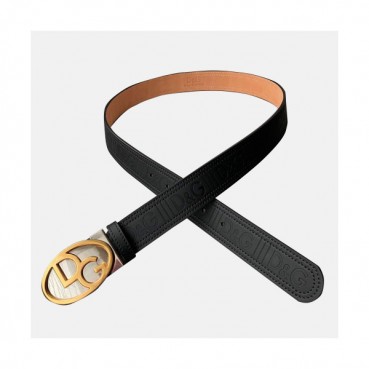 Dolce&Gabbana 2019 Mens Leather Belt - 돌체앤가바나 2019 남성용 레더 벨트 DOLBT0002,Size(3.5cm),블랙