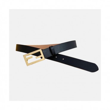 Fendi 2019 Ladies  Leather Bellt - 펜디 2019 여성용 레더 벨트 FENBT0007.Size(3.0cm).블랙