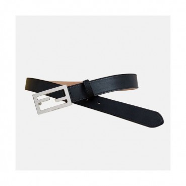 Fendi 2019 Ladies  Leather Bellt - 펜디 2019 여성용 레더 벨트 FENBT0006.Size(3.0cm).블랙
