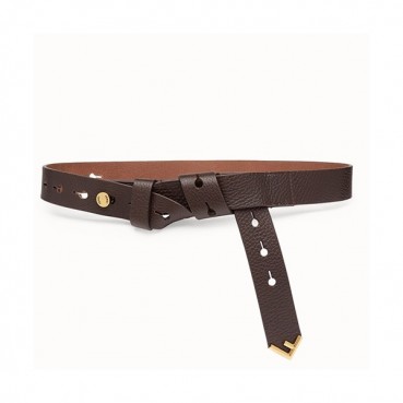 Fendi 2019 Ladies  Leather Bellt - 펜디 2019 여성용 레더 벨트 FENBT0004.Size(3.5cm).브라운