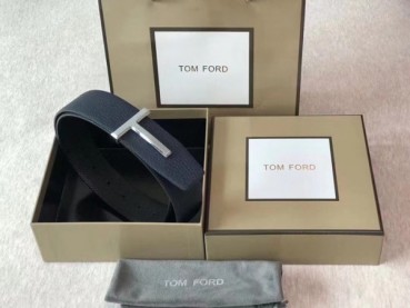 TomFord 2022Mens Leather Belt - 톰포드 2022 남성용 레더 벨트 TFBT0001.Size(4.0cm),네이비(은장)