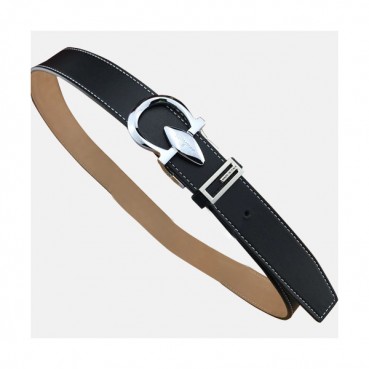 Salvatore Ferragamo 2019 Mens Leather Belt - 살바토레 페라가모 2019 남성용 레더 벨트 FERBT0023.Size(3.4cm).블랙