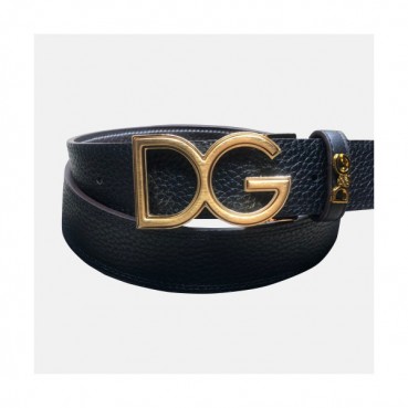 Dolce&Gabbana 2019 Mm/Wm Leather Belt - 돌체앤가바나 2019 남여공용 레더 벨트 DOLBT0001,Size(3.5cm),블랙