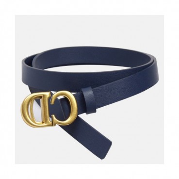 Christian Dior 2019 Ladies Leather Belt - 크리스챤 디올 2019 여성용 레더 벨트 DIOBT0019,Size(2.0CM).네이비