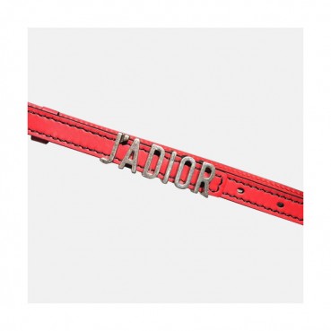 Christian Dior 2019 Jadior Ladies Leather Belt - 크리스챤 디올 2019 자디올 여성용 레더 벨트 DIOBT0017,Size(1.5CM).레드