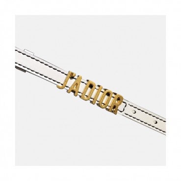Christian Dior 2019 Jadior Ladies Leather Belt - 크리스챤 디올 2019 자디올 여성용 레더 벨트 DIOBT0016,Size(1.5CM).화이트
