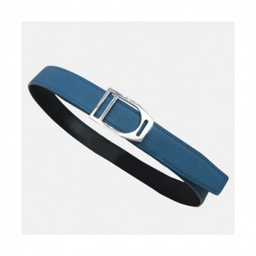 Hermes 2019 Mm/Wm Reversible Leather Belt - 에르메스 2019 남여공용 리버시블 레더 벨트 HERBT0060,Size(3.2cm),블루