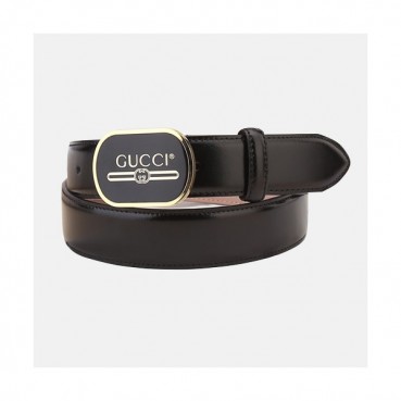 Gucci 2019 Mens Leather Belt - 구찌 2019 남성용 레더 벨트 GUBT0062.Size(3.5cm).블랙