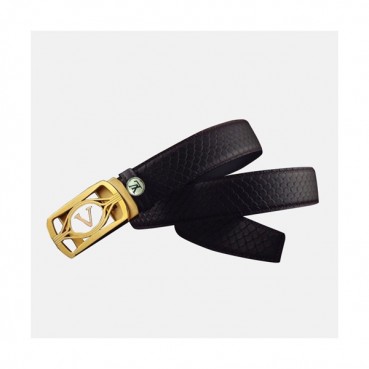 Louis vuitton 2019 Mens Leather Belt - 루이비통 2019 남성용 레더 벨트 LOUBT0059.Size(3.4cm),블랙(금장),블랙(은장)