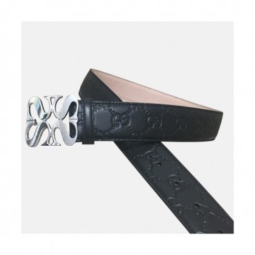 Gucci 2019 Mens Leather Belt - 구찌 2019 남성용 레더 벨트 GUBT0060.Size(4.0cm).블랙