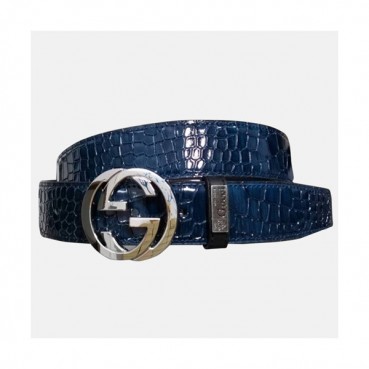 Gucci 2019 Mm/Wm Leather Belt - 구찌 2019 남여공용 레더 벨트 GUBT0056.Size(3.5cm),블루