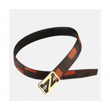 Ermenegildo Zegna 2019 Mens  Leather Belt - 에르메네질도 제냐 2019 남성용 레더 벨트 ZEGBT0006.브라운금장,브라운은장